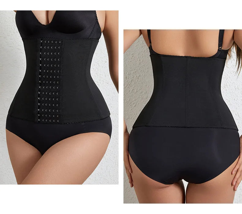 Maillot de bain pour femmes Fajas Body Shaper Ceinture à glissière Ceinture d'entraînement de la taille Bandage d'entraînement minceur Corset de taille