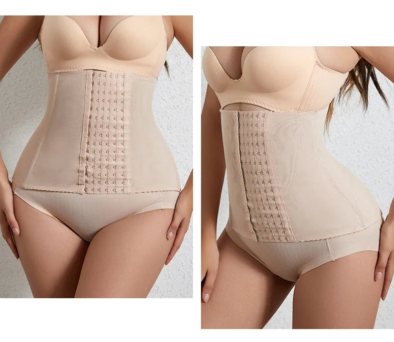 Maillot de bain pour femmes Fajas Body Shaper Ceinture à glissière Ceinture d'entraînement de la taille Bandage d'entraînement minceur Corset de taille